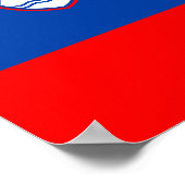 Poster Drapeau de la Slovénie (Coin)