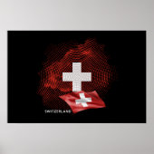 Poster Drapeau de la Suisse (Devant)