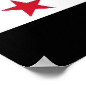 Poster Drapeau de la Syrie (Coin)