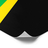 Poster Drapeau de la Tanzanie (Coin)