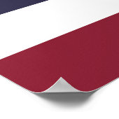 Poster Drapeau de la Thaïlande (Coin)