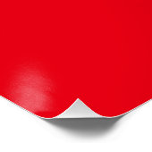 Poster Drapeau de la Tunisie (Coin)