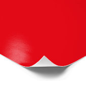 Poster Drapeau de la Turquie (Coin)
