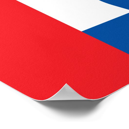 Poster Drapeau de la ville de Des Moines (Coin)