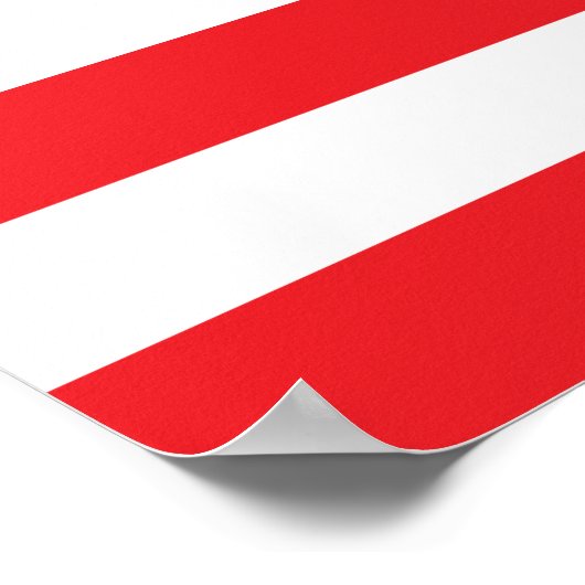 Poster Drapeau de la ville de Fremont (Coin)