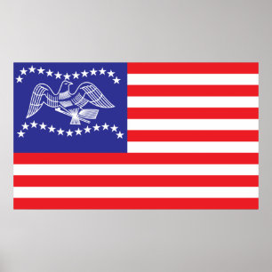 Poster Drapeau de la ville de Fremont