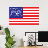 Poster Drapeau de la ville de Fremont (Bureau à domicile)
