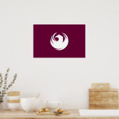 Poster Drapeau de la ville de Phoenix (Arizona) (Cuisine)