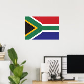 Poster Drapeau de l'Afrique du Sud (Bureau à domicile)
