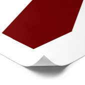 Poster Drapeau de l'Alabama (Coin)