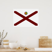 Poster Drapeau de l'Alabama (Cuisine)