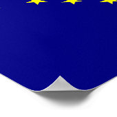 Poster Drapeau de l'Alaska (Coin)