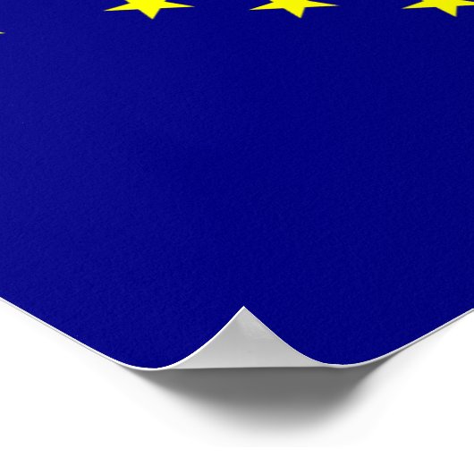 Poster Drapeau de l'Alaska (Coin)