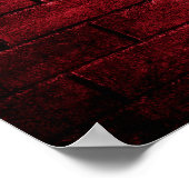 Poster Drapeau de l'Albanie (Coin)