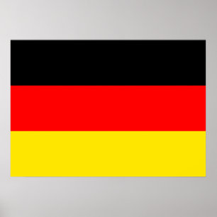 Poster Drapeau de l'Allemagne