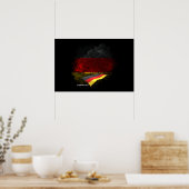 Poster Drapeau de l'Allemagne (Cuisine)