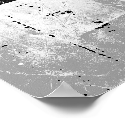 Poster Drapeau de l'Amérique (Coin)