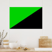 Poster Drapeau de l'anarchisme vert (Cuisine)