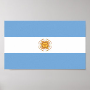 Poster Drapeau de l'Argentine