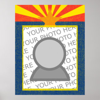 Poster drapeau de l'arizona
