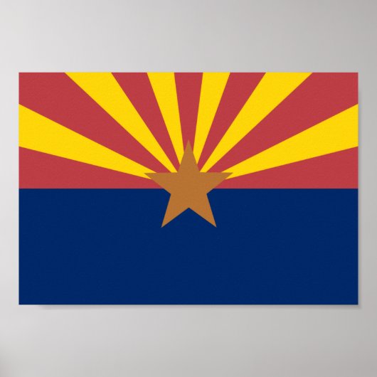 Poster Drapeau de l'Arizona (Devant)