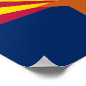 Poster Drapeau de l'Arizona (Coin)