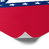 Poster Drapeau de l'Arkansas (Coin)