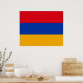 Poster Drapeau de l'Arménie (Cuisine)