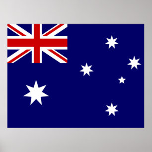 Poster Drapeau de l'Australie