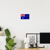 Poster Drapeau de l'Australie (Bureau à domicile)