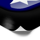 Poster Drapeau de l'Australie (Coin)