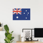 Poster Drapeau de l'Australie (Bureau à domicile)
