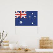 Poster Drapeau de l'Australie (Cuisine)