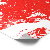 Poster Drapeau de l'Autriche (Coin)