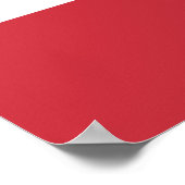 Poster drapeau de l'Autriche (Coin)