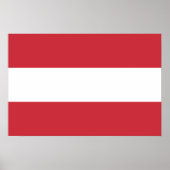 Poster drapeau de l'Autriche (Devant)