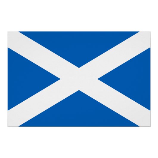 Poster Drapeau de l'Écosse (Devant)