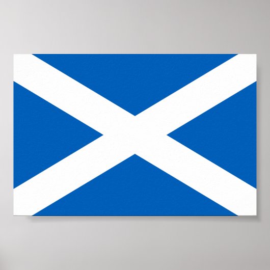 Poster Drapeau de l'Écosse (Devant)