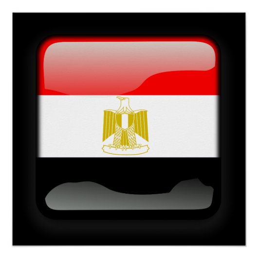 Poster Drapeau de l'Égypte (Devant)