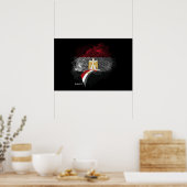 Poster Drapeau de l'Égypte (Cuisine)