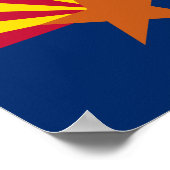 Poster Drapeau de l'État d'Arizona (Coin)