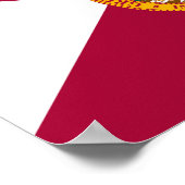 Poster Drapeau de l'État de Floride (Coin)