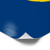 Poster Drapeau de l'État de l'Idaho (Coin)