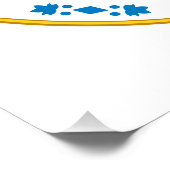 Poster drapeau de l'état de l'Indiana sceau de la républi (Coin)