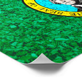 Poster Drapeau de l'État de Washington (Coin)