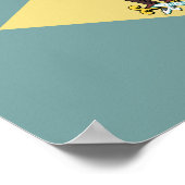 Poster Drapeau de l'État du Delaware (Coin)