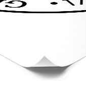 Poster drapeau de l'état du Delaware sceau de la républiq (Coin)