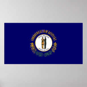 Poster Drapeau de l'État du Kentucky