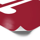 Poster Drapeau de l'État du Maryland (Coin)