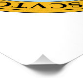 Poster drapeau de l'état du Maryland sceau de la républiq (Coin)